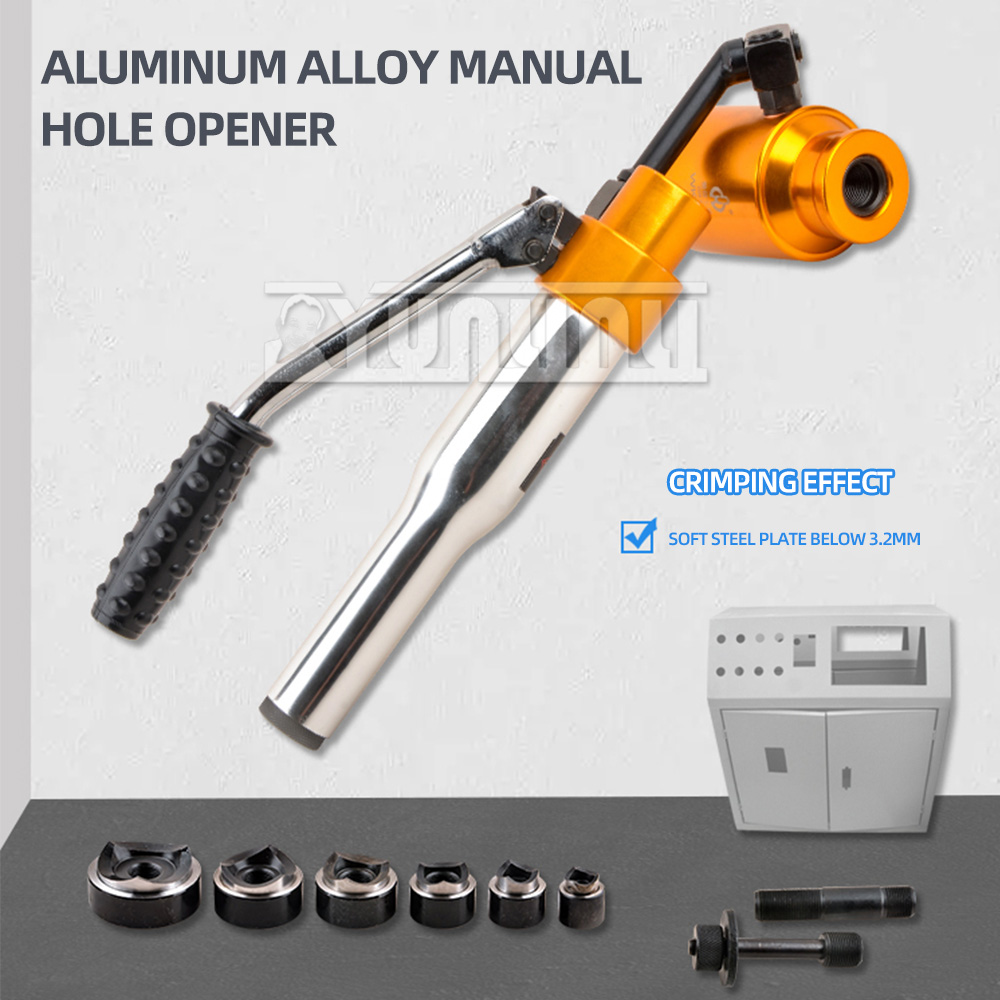 Hydraulic Knockout Punch Set - 100KN Hydraulic Hole Puncher TPA-8 Stainless