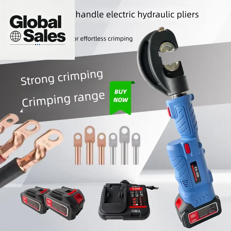 Hydraulic Crimping Tool 16-300Mm2 - ES-300 Battery Powered Hydraulic Crimping Tool