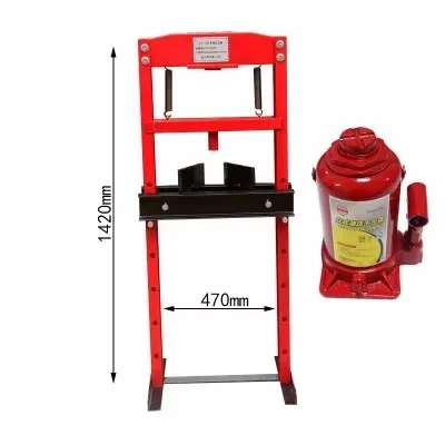 Hydraulic Press 20 Ton Shop Press - 20 Ton Hydraulic Shop Press, Manual