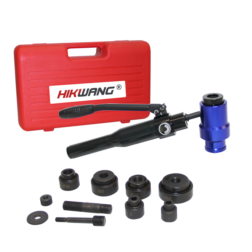 Hydraulic Knockout Punch Set - WK-8AL Manual Hydraulic Knockout Punch Kit