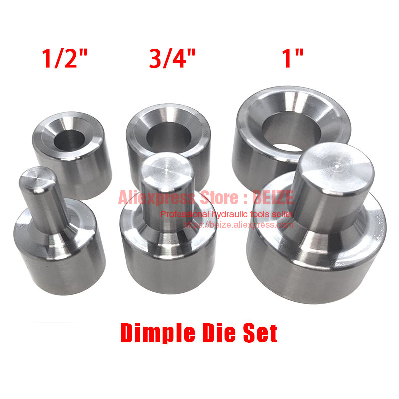 3 Piece Dimple Die Set 1/2