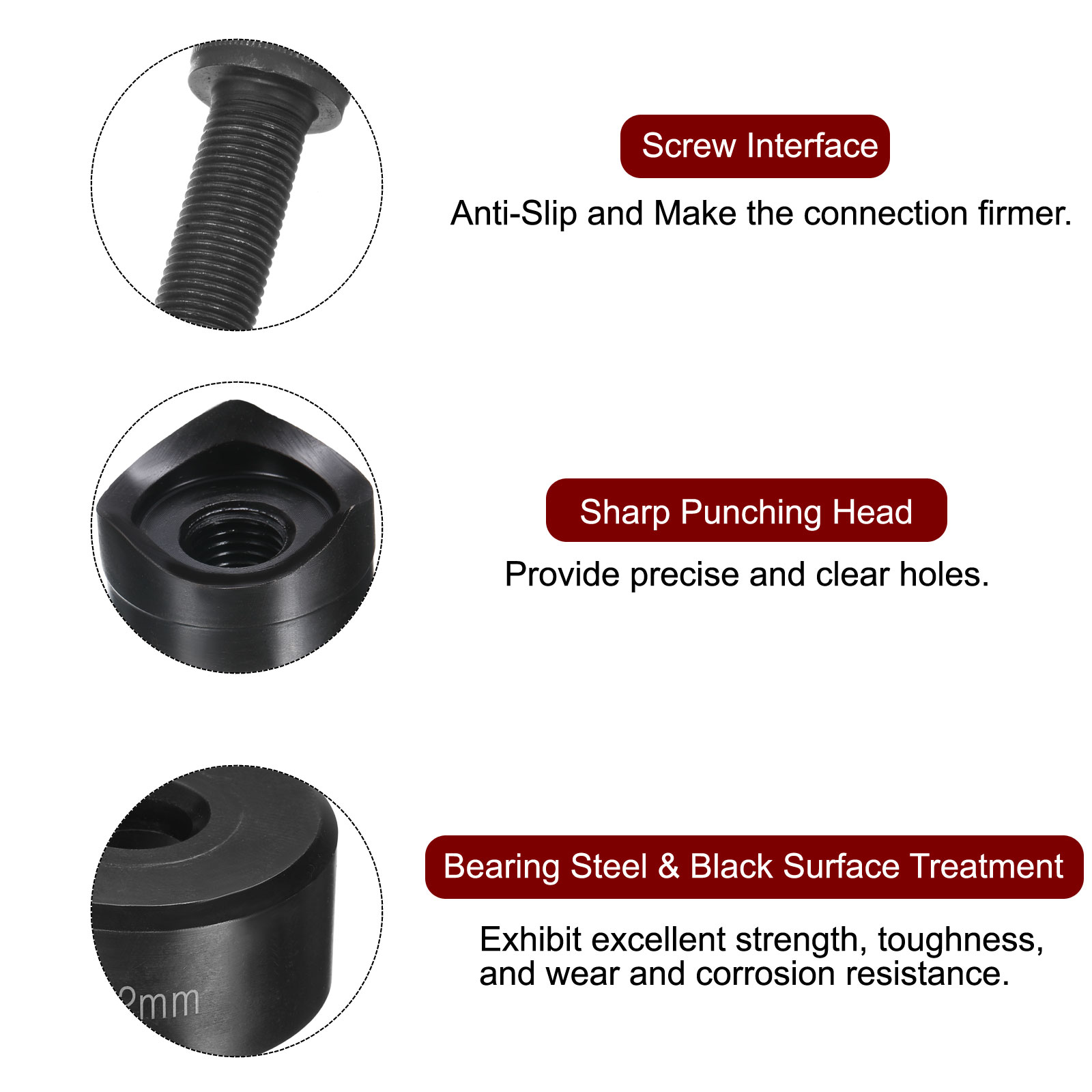 10-35mm Sheet Metal Punch Hole - огляд і ціна Hydraulic Knockout Punch Set