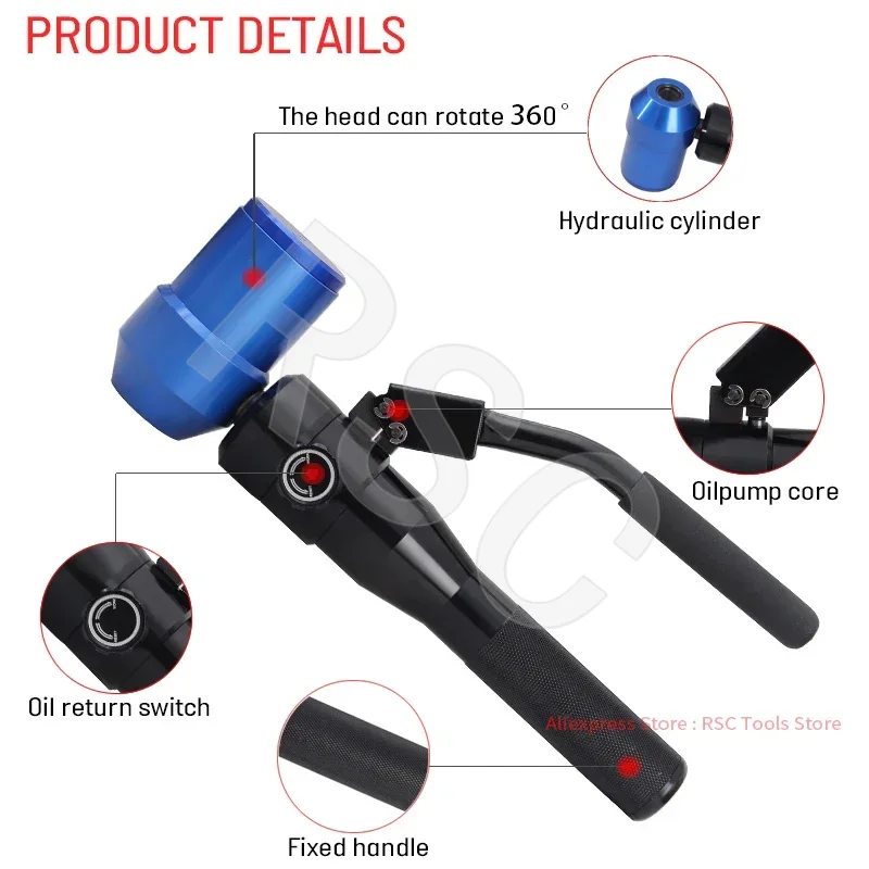 TPA-8 Hydraulic Knockout Punch - огляд і ціна Hydraulic Knockout Punch Set