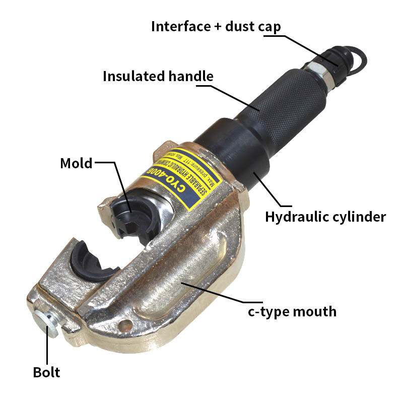 Portable Hydraulic Pressure To - огляд і ціна Hydraulic Crimping Tool 400Mm2