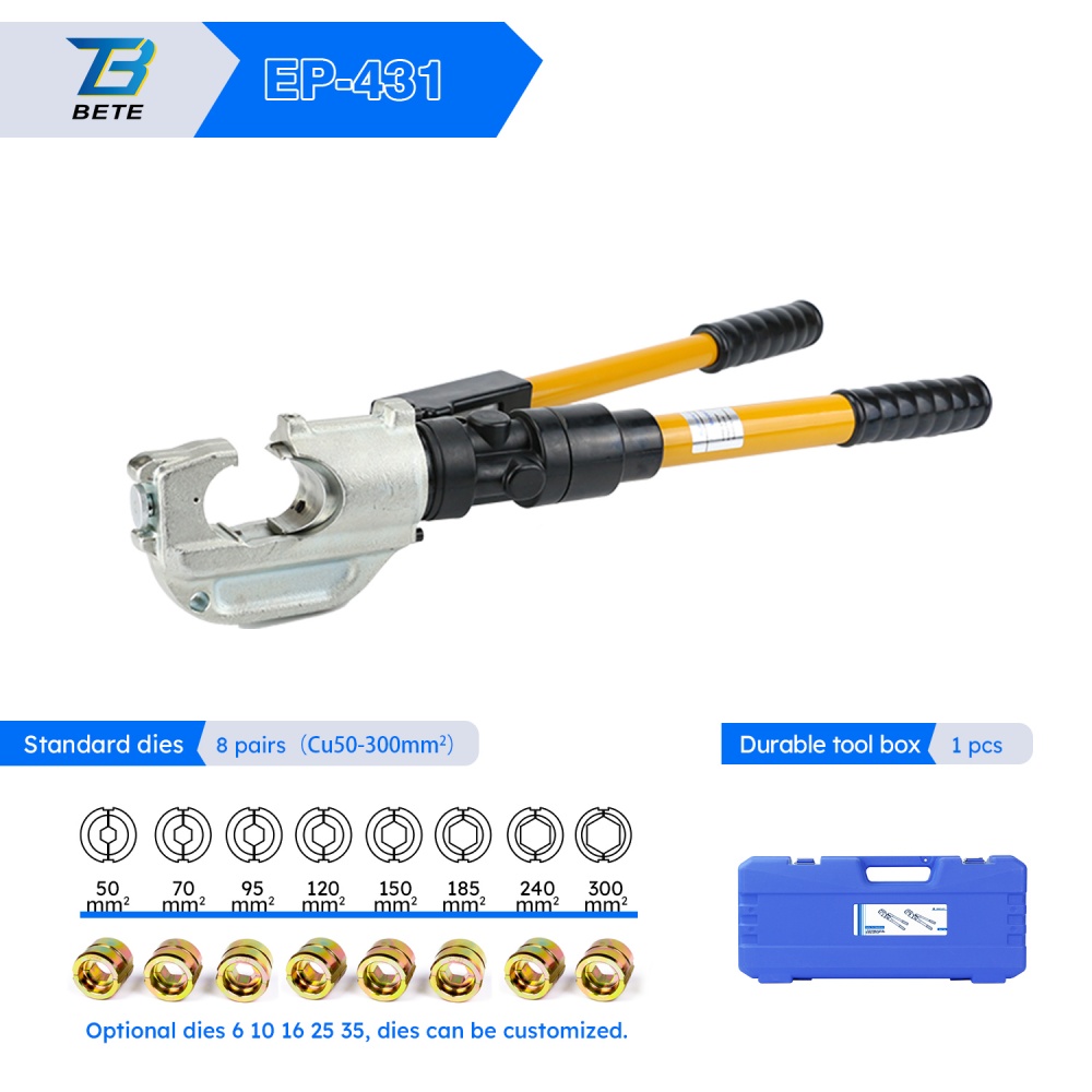 BETE EP-431 12 Ton Portable Hy - огляд і ціна Hydraulic Crimping Tool 400Mm2