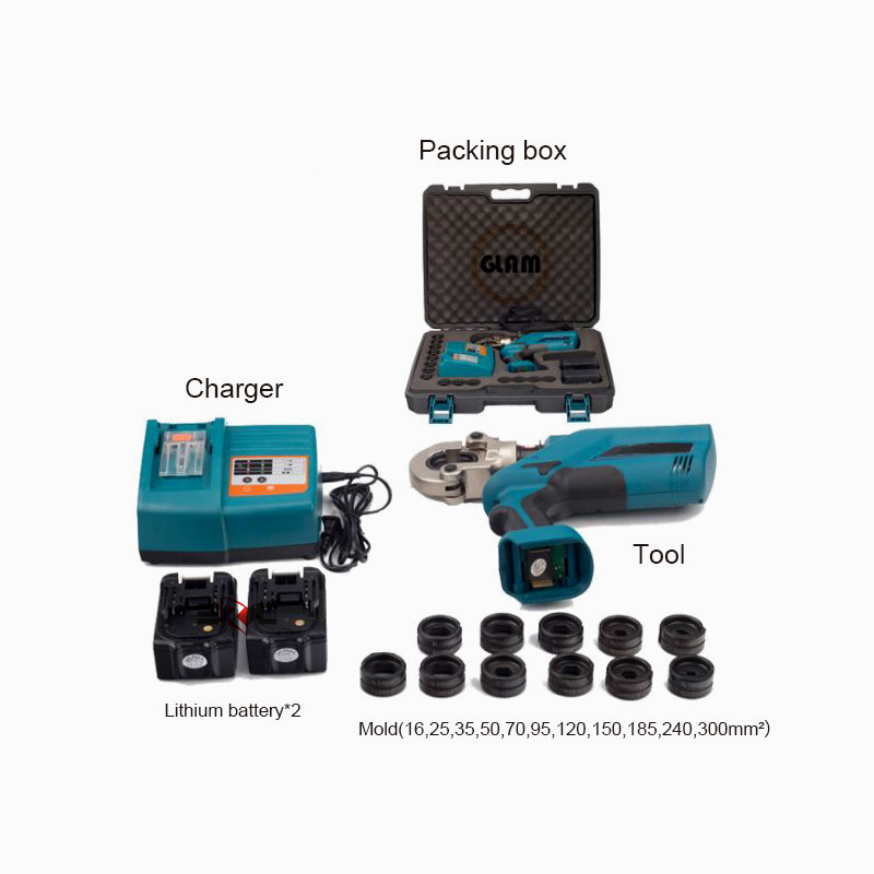EZ-300 Rechargeable Electric P - огляд і ціна Hydraulic Crimping Tool 16-300Mm2