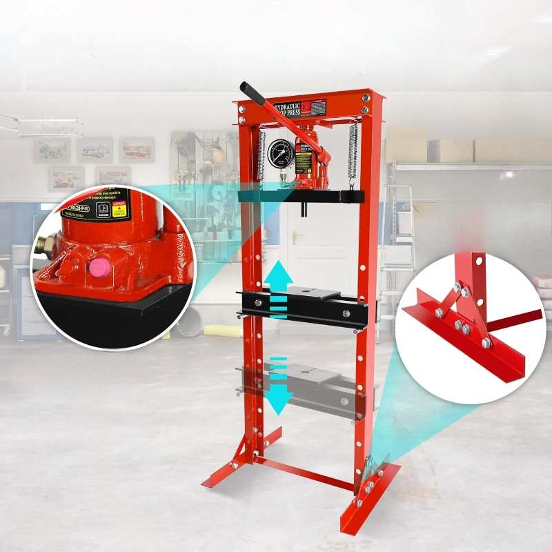 Shop Press 12 Ton Hydraulic H- - огляд і ціна Manual Hydraulic Press 12 Ton