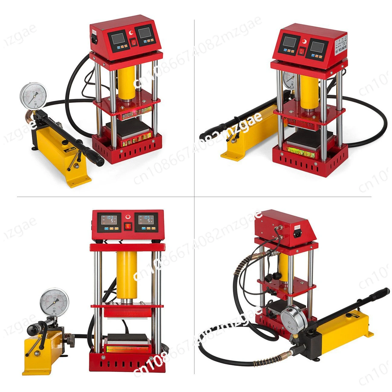 12 * 12CM rosin press heat tra - огляд і ціна Manual Hydraulic Press 12 Ton