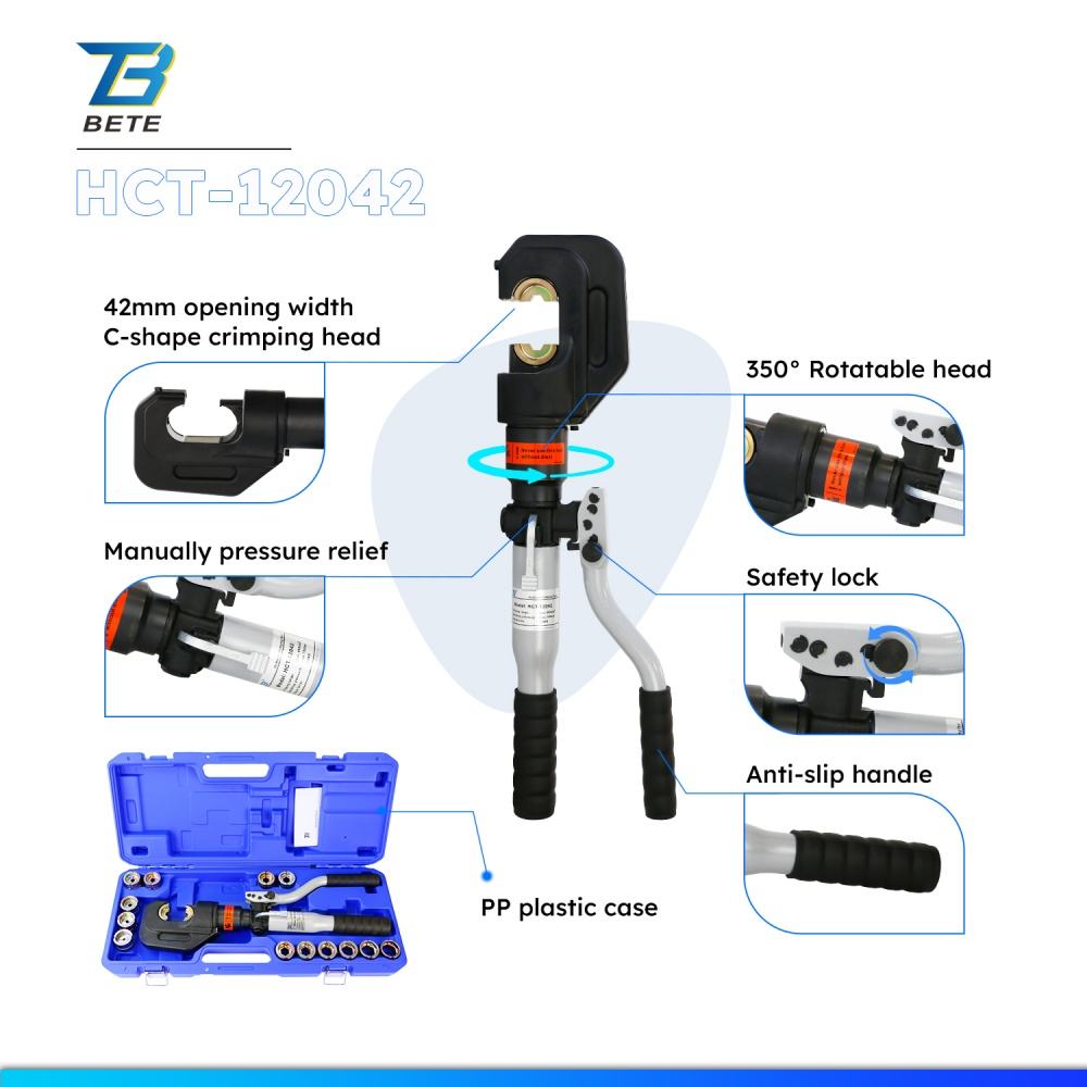 -12042 Manual Hydraulic Crimpi - огляд і ціна Hydraulic Crimping Tool 400Mm2