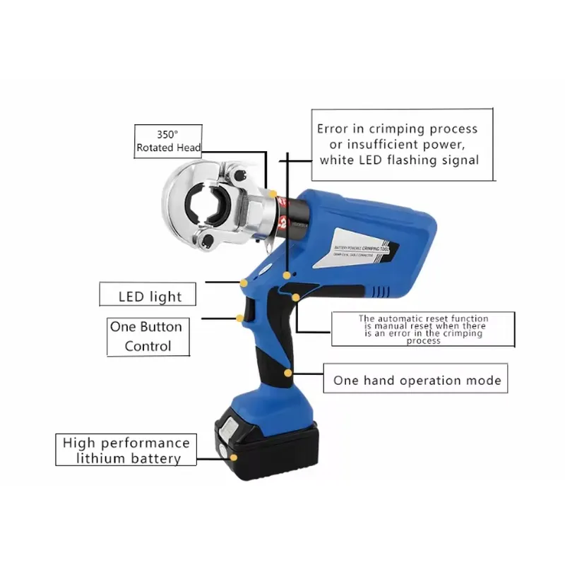 ED-300 Battery Electric Powere - огляд і ціна Electric Hydraulic Crimping Tool 300Mm2