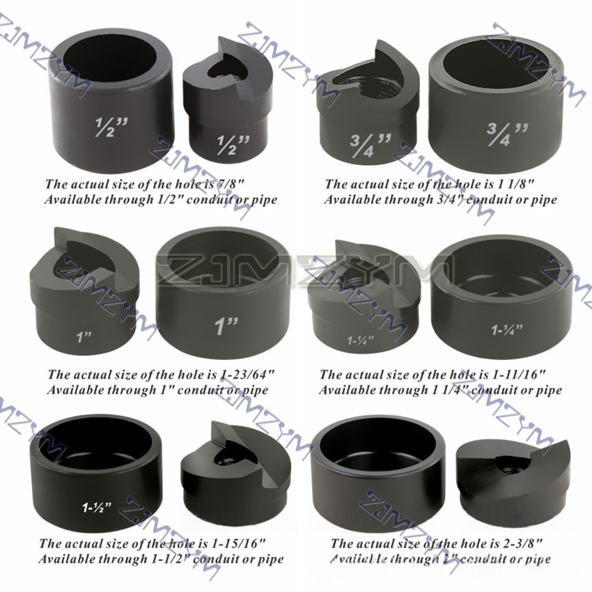 CC-60 Manual Knockout Punch Ki - огляд і ціна Hydraulic Knockout Punch Set
